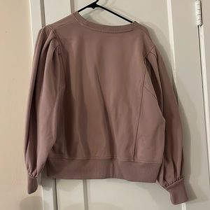 Puffy sleeves maybe crewneck